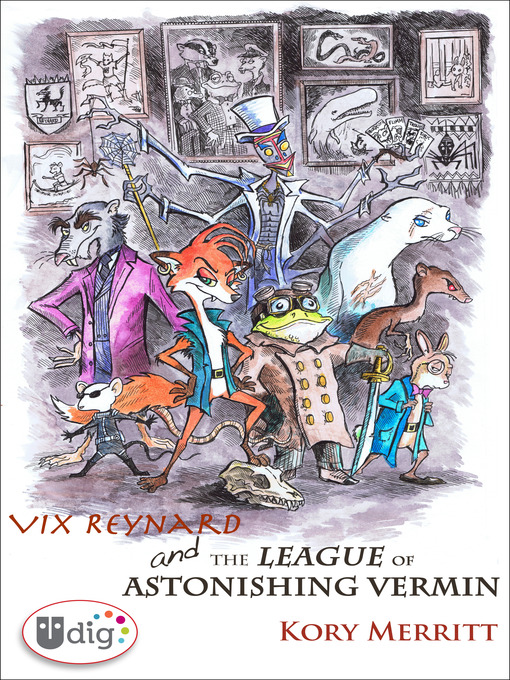 Cover image for Vix Reynard and the League of Astonishing Vermin